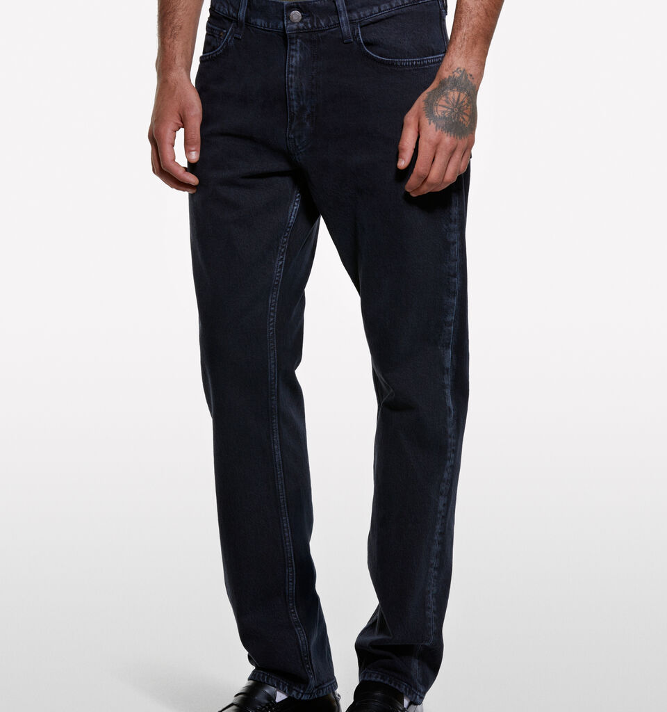 Black Style 75 regular fit jeans - men's regular fit jeans - Black | Sisley image number 3